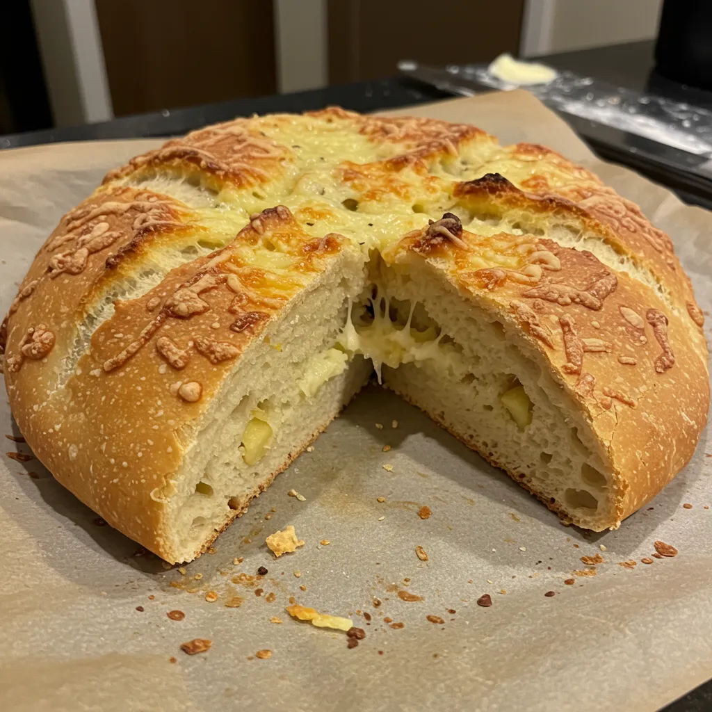 Parmesan Garlic Artisan Bread – Fresh from the Oven! - tertiary view